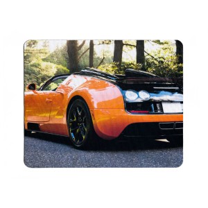 ماوس پد طرح ORANGE CAR مدل NU66 ابعاد 18*22 سانتی متر